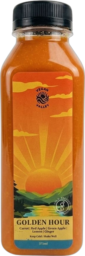 Golden Hour cold-pressed bottle
