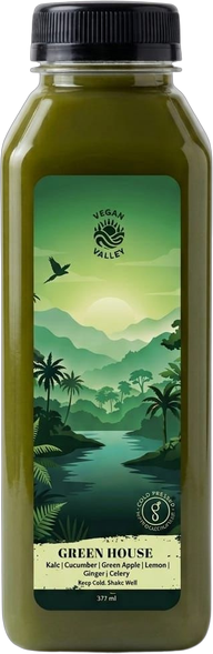 Green House cold-pressed bottle